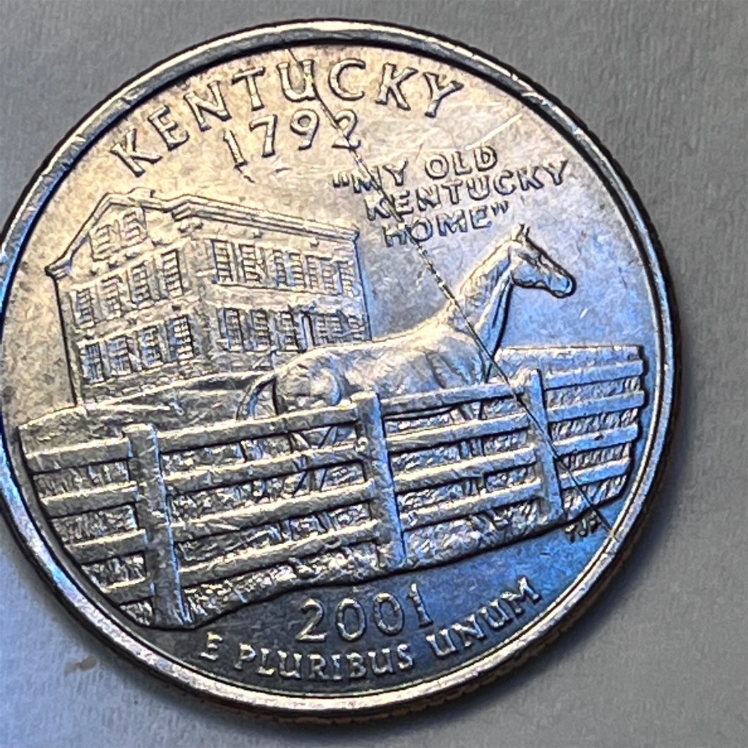 2001-Kentucky-Quarter-Error---Looks-Like-A-Rim-To-Rim-Die-Crack