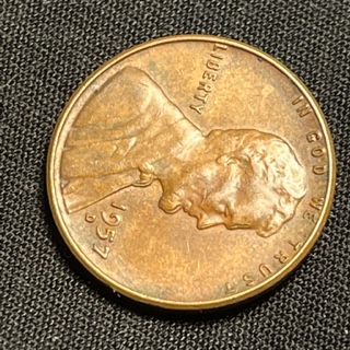 1957-Lincoln-Penny-With-Double-Chin?
