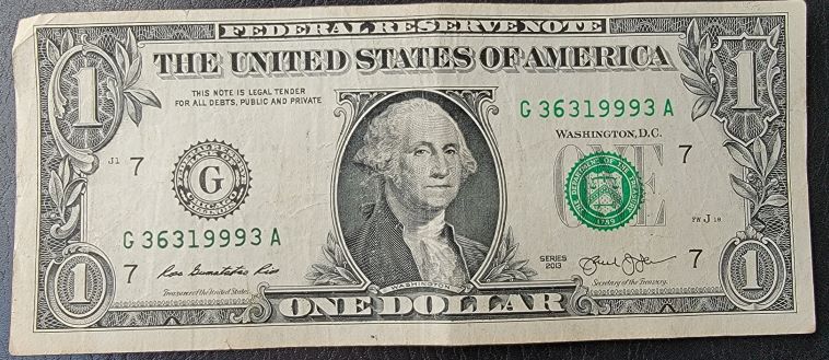 2013-$1-Different-Color-Serial-Numbers