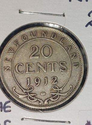 Newfoundland-Grading:-1899/50c,-1912/20c,-1917/1c,-1917/25c,-1941/10c,-1945/1c,-1945/5c