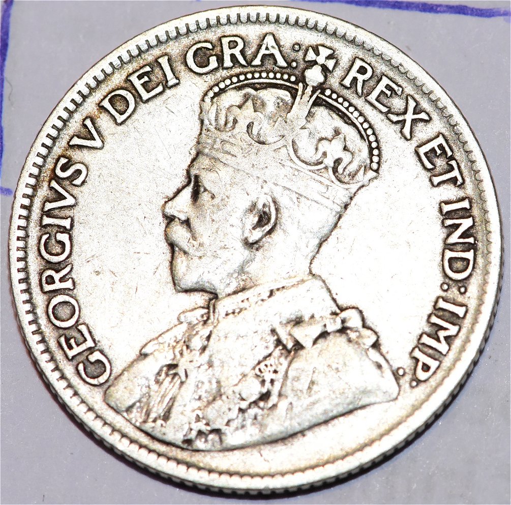 Newfoundland-1917-25-Cents---Help-Grade