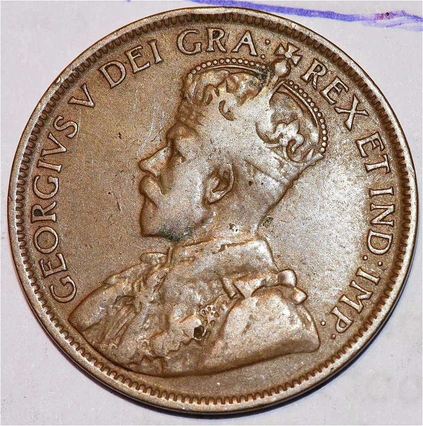 Newfoundland-1917-1-Cent---Help-Grade