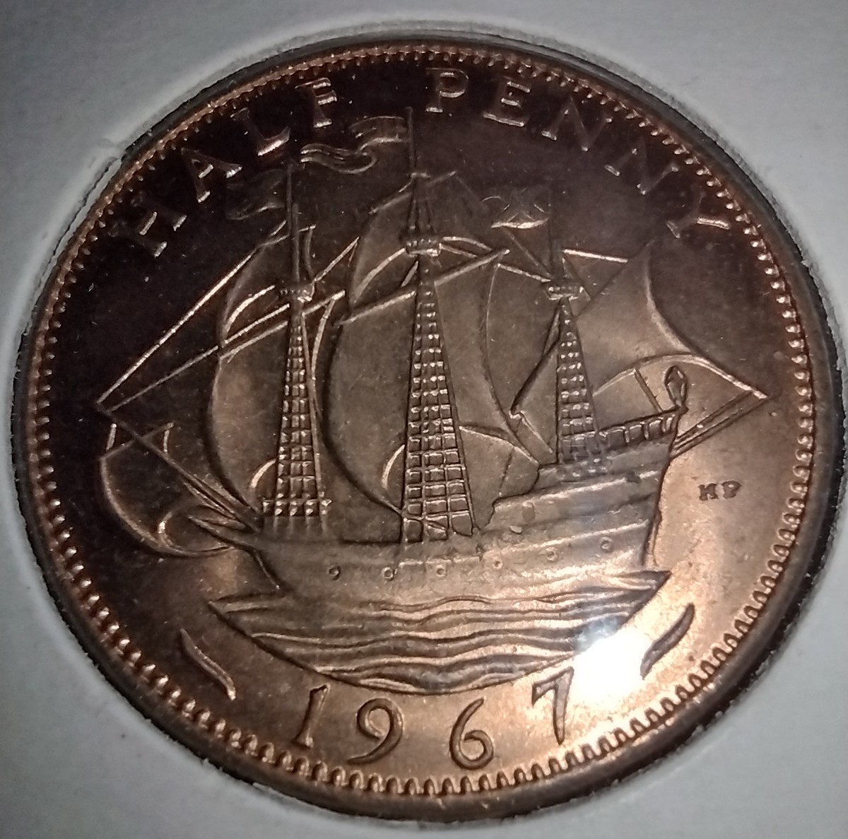 1967-Half-Pence-Britain-Y#128-Grade?