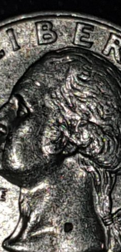 Exta-Mint-Mark-On-G.w.-Neck-1994-Quarter-Or-Post-Mint-Damage?