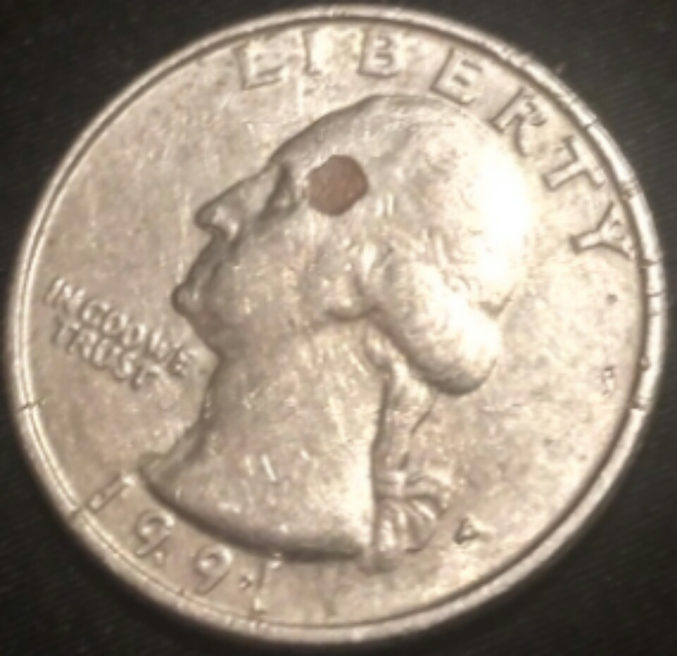 Deadly-Head-Shot-From-Lincoln-On-Washington-1991-Quarter
