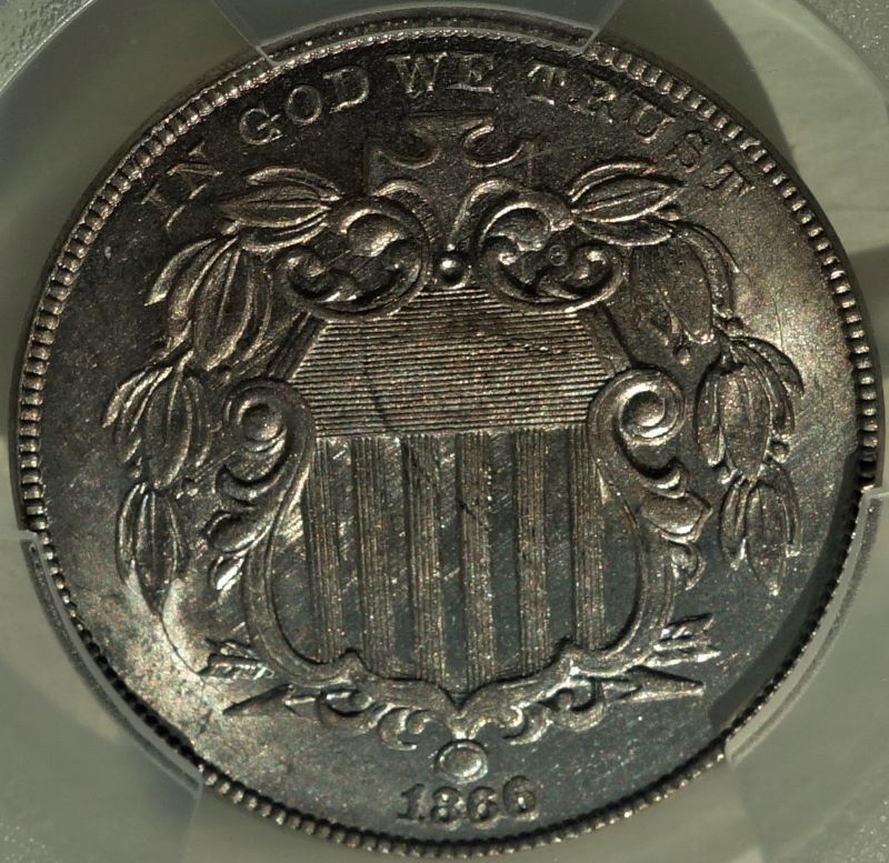 1866-Shield-Nickel----Scratches-Or-Bag-Marks?