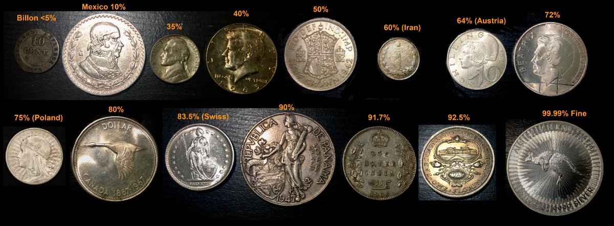 Some-Of-My-Coins-In-Ascending-Order-Of-Silver-Purity!