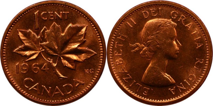 Canadian-1964-1-Cent---Dot?