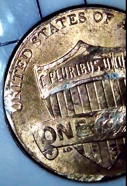 2016-Lincoln-Shield-Cent---Die-Clash,-Cud,-Doubled,-Abraded
