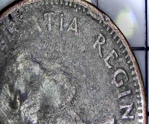 1954-One-Cent,-Need-Help?-Color-Off,-Flaw-Planchette-Near-Date?