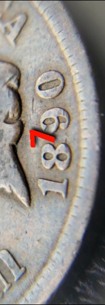 1890-Penny-With-Some-Sort-Over-Overlay-Can-Make-Out-A-7-And-A-Few-Others