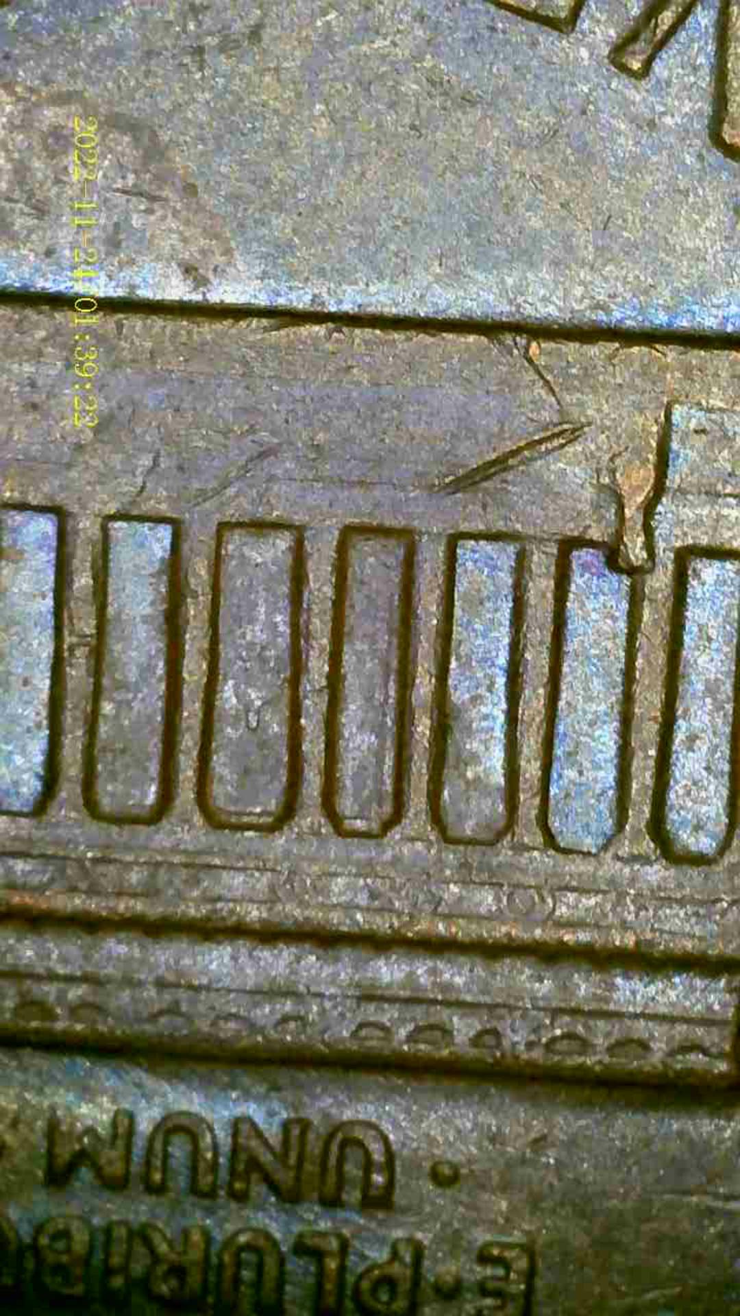1964-D-Plums-Under-Chin?-Die-Vlash-Dropped-Lettering-Or-Piece-Of-Chin-Maybe-?