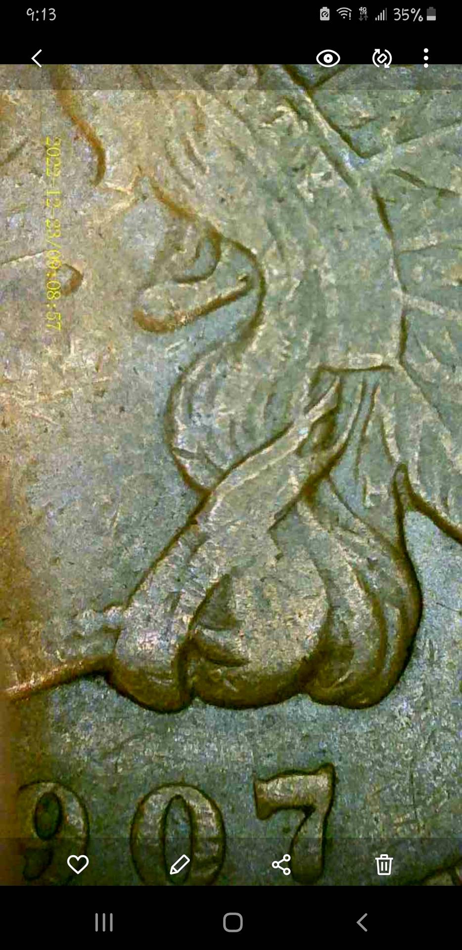 1907-Indian-Head-Penny-With-An-L-And-Doubling-On-Reverse