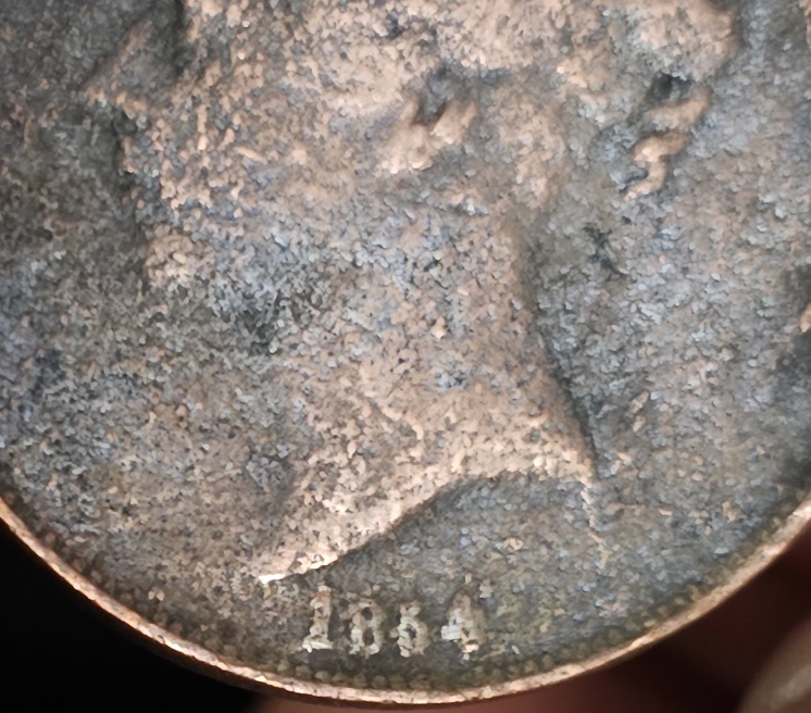 Assuming-1864-Penny-UK-,-Date-Identification