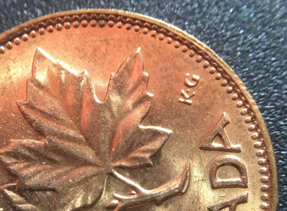 1980-Canadian-Penny---Denticles-Doubled-On-Rim?