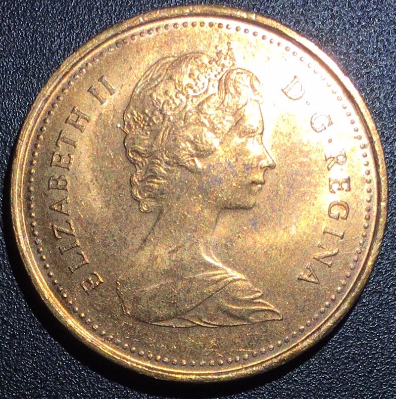 1980-Canadian-Penny---Denticles-Doubled-On-Rim?