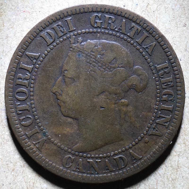 Canada-1891-Large-Cent-Variety-Identification