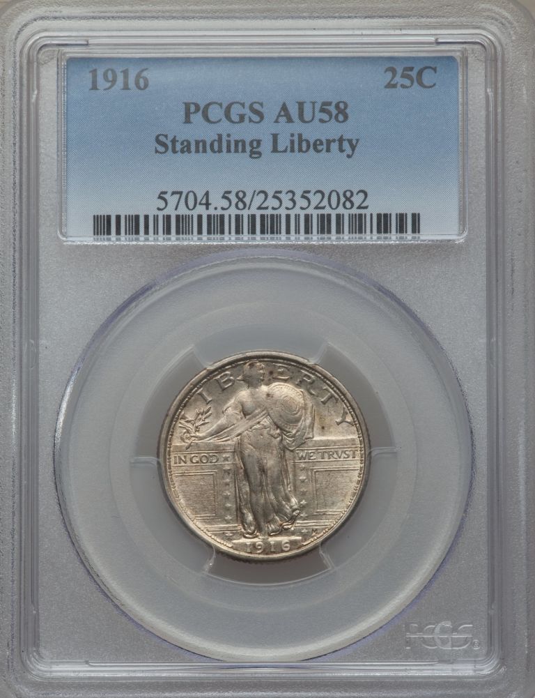 Standing-Liberty-Quarter-Set-Completed-AU-58+