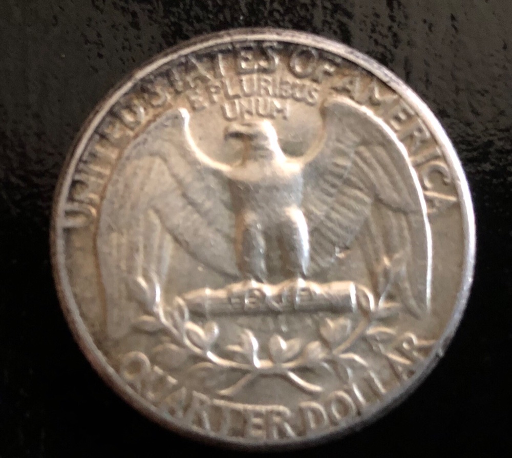 1964-No-Mint-Mark-Washington-Quarter-With-Unusual-Color