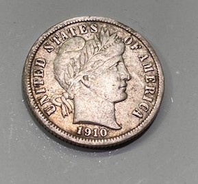 1910-Barber-Dime,-Worth-Sending-For-Grading?
