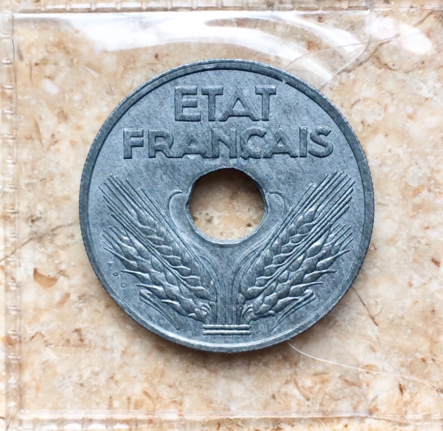 20-Centimes-1941�tat-Fran�ais-For-Grade