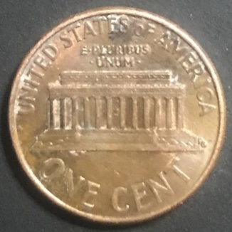 1989-D-Lincoln-Penny-Silver-Face