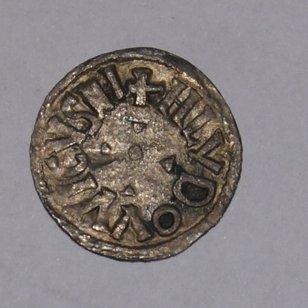 Obole-Melle-France,-Louis-The-Pious,-As-Emperor-Louis-1:--Ad-814-840