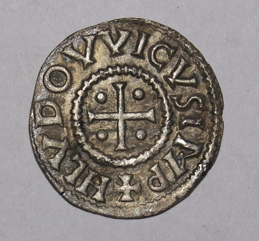 Denarius-From-Louis-The-Pious,-Fresh-From-The-Field!
