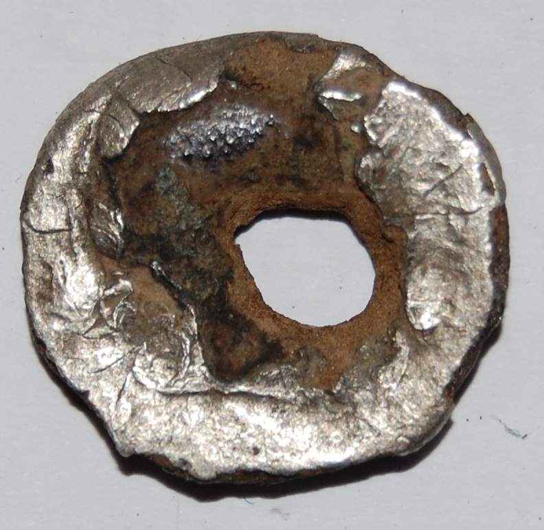 Holed-Fourree-Denarius-With-An-Iron-Core