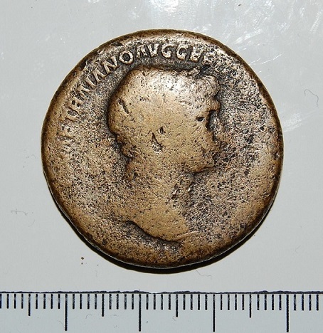 Traianus-Ae-Sestertius,-Bridge-Revers