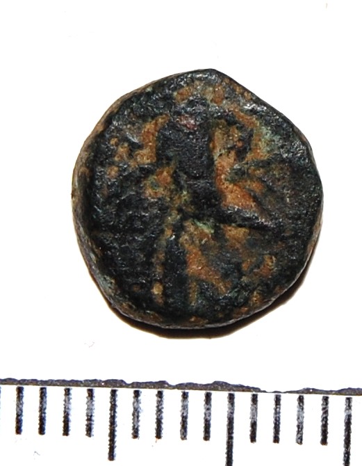 Nummus-Minimus-4th/5th-Century-Ad,-Victory-With-Captive?