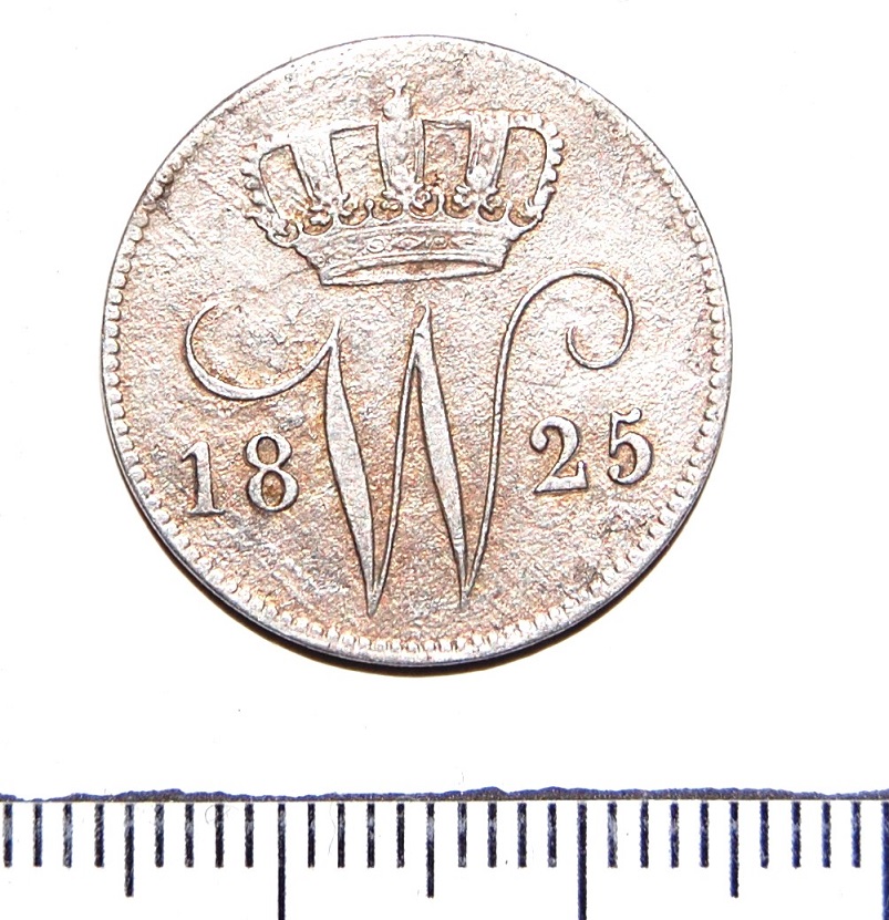 Dutch-Willem-1,-25-Cents-1825,-Brussel