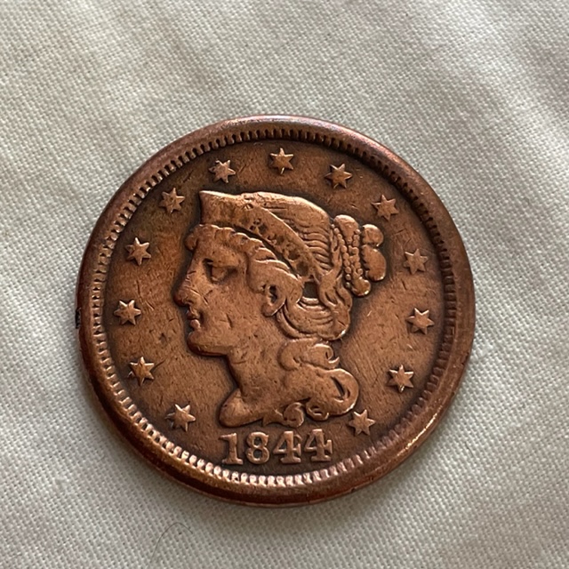 1844/81-Large-Cent-F-Or-VF?-How-Bad-Does-The-Cleaning-Impact-The-Value?