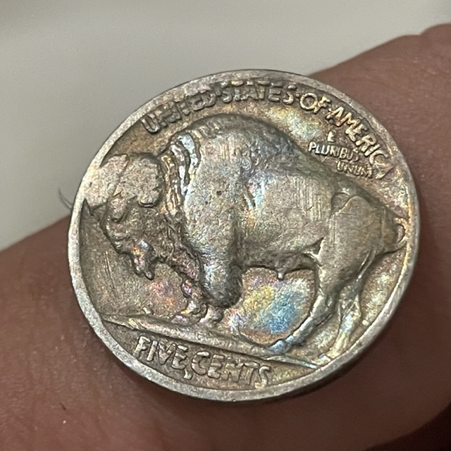 Buffalo-Nickel-1917-D-Toned