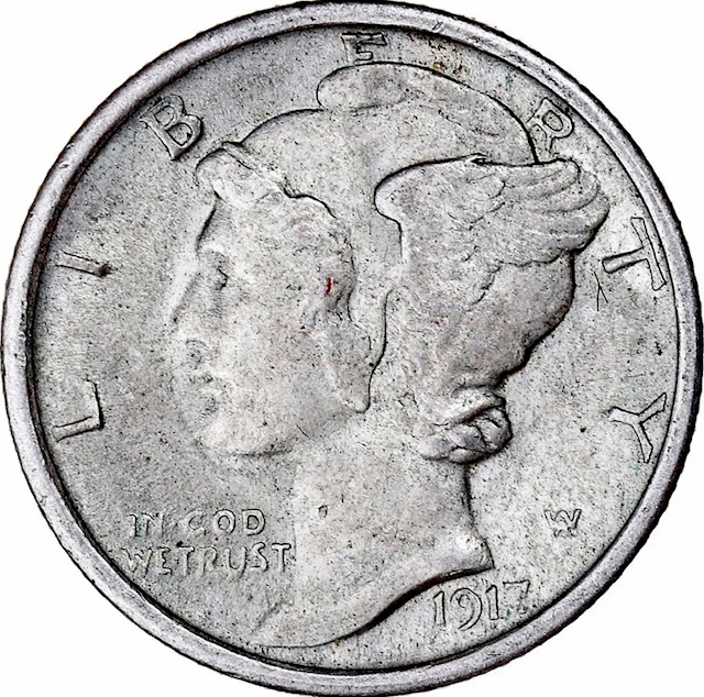 1917-Mercury-Dime-Grading