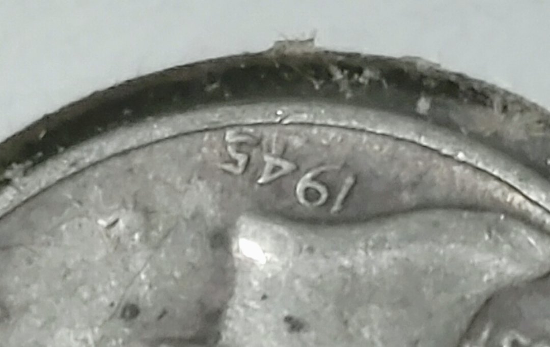 1945-Mercury-Dime-W/-Date-Error-&-Reverse-Error