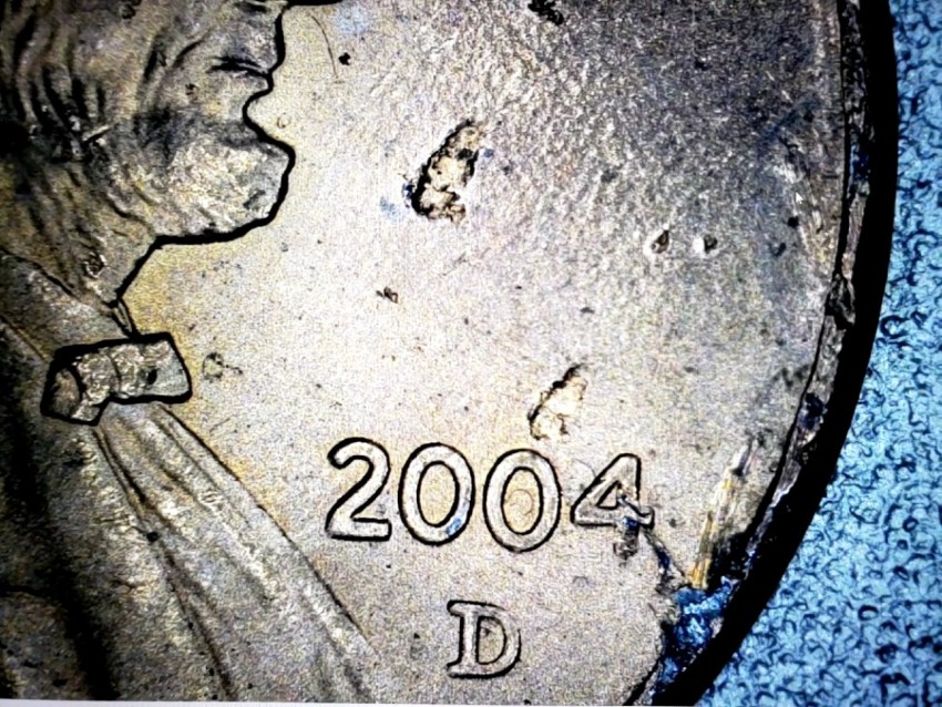 2004-D-Penny-Mint-Or-Post-Mint-Damage?