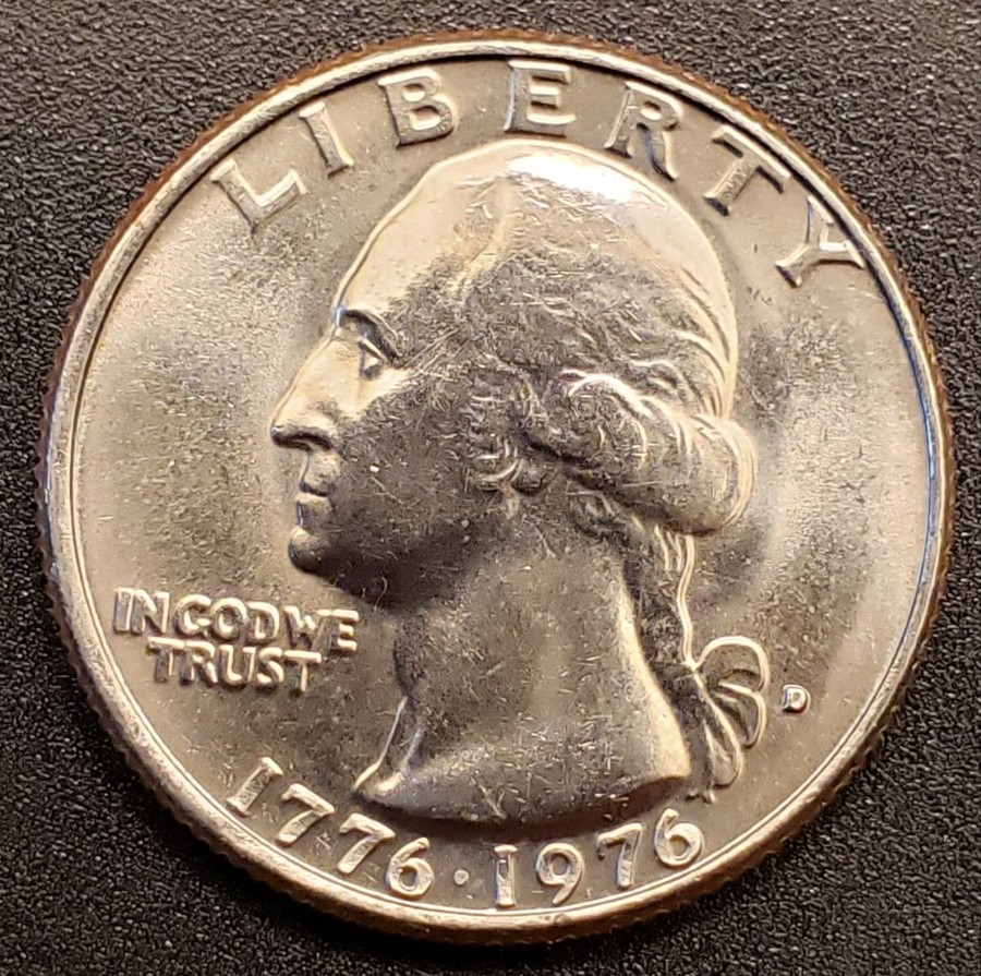1976-D-Bicentennial-Quarter-Tdo,-Die-Deterioration,-Or-Machine