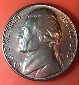 1961-Nickel,-Is-This-Raised-Dot-In-Window-A-Variety?
