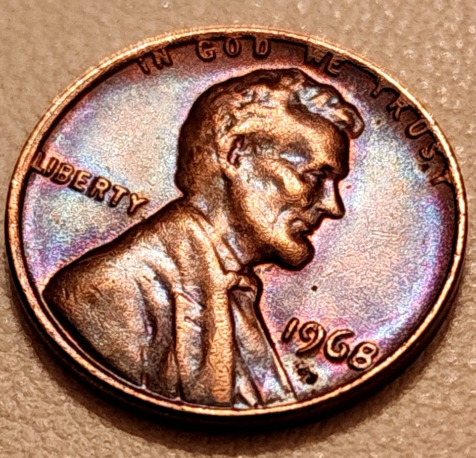 1968-Penny-Error-A-Little-Figure