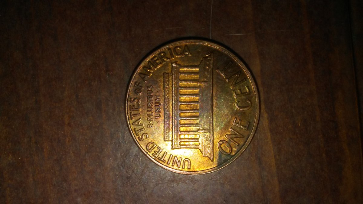 Is-This-Rare?--Gold-Color-Lincoln-Penny-From-1960