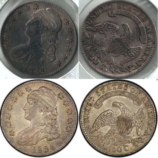 1834-Capped-Bust-Half-Dollar---Grade