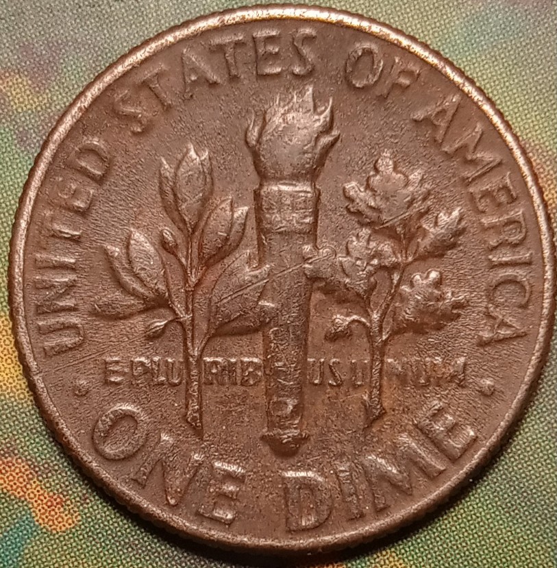 1967--Roosevelt-Dime--No-Mint-Mark