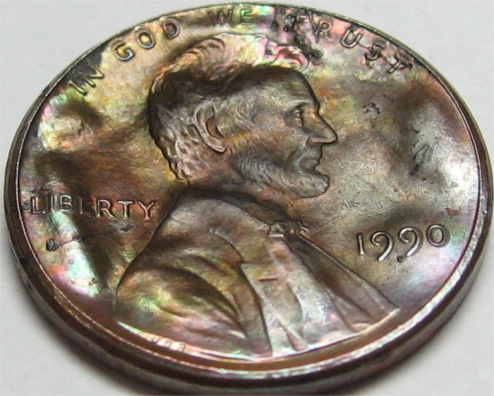 The-Strangest-Looking-PMD-Coin-I've-Ever-Found!-1990-Cent