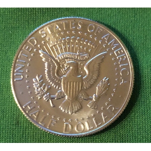 1966-Kennedy-Half-Dollar-SMS-Ridges-Separated-By-Horizontal--Line