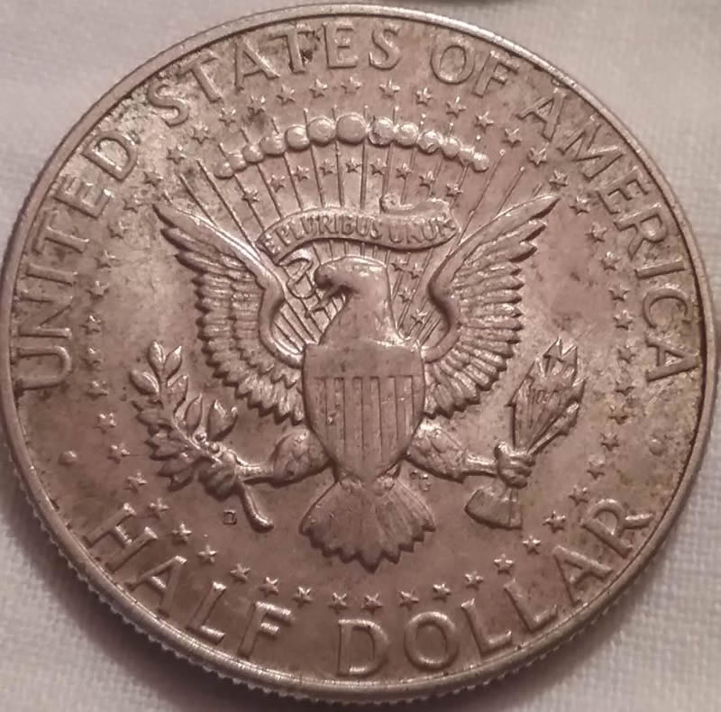 1964-D-Kennedy-Half-Dollar-Looks-Like-Multiple-D-Holes-In-Obverse?what-Is