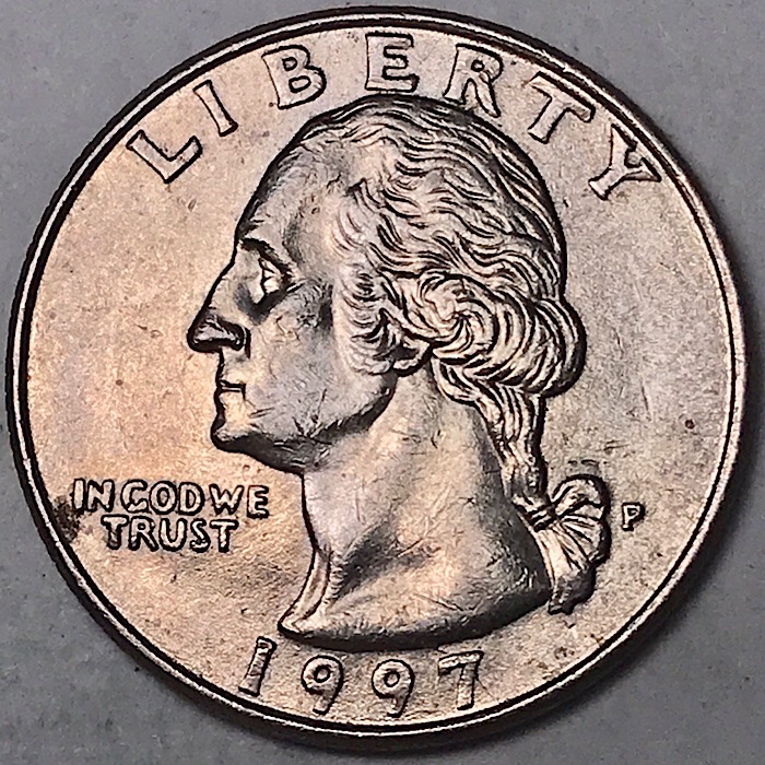 1997-P-Washington-Quarter-Spike-Head-And-Rim-To-Rim?-Unlisted?