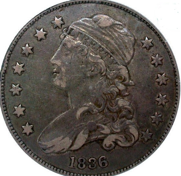 1836-Capped-Bust-Quarter-For-Grading