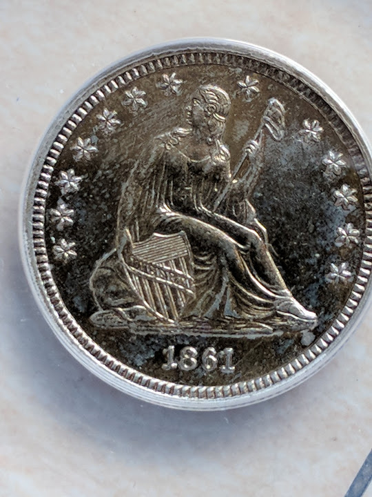 1888-S-Morgan,-1926-S-Peace,-And-1861-25cent...the-Coins-My-Dad-Left-Me