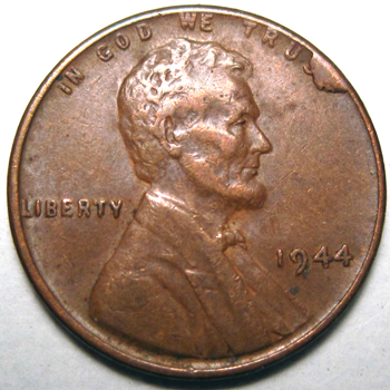 1944-Wheat-Penny,-Post-Damage,-Or-What?